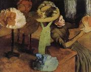 Edgar Degas The Store of  Millinery USA oil painting reproduction